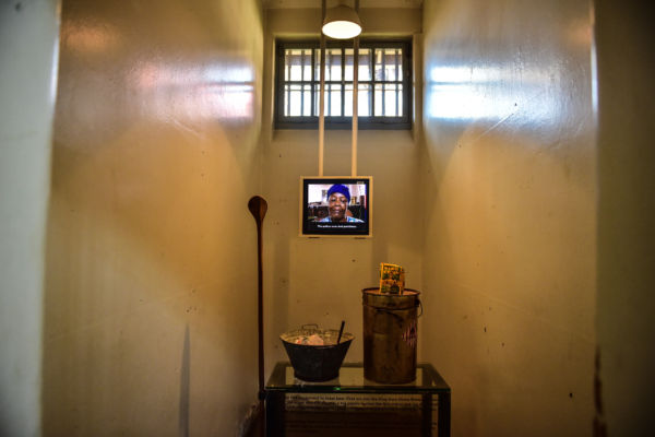 Exhibits Donated By Ex-Prisoners On Display In The Isolation Cells Of The Woman’s Jail, With Videos Of Them Sharing Their Experiences Of Being Imprisoned. Photo Courtesy Of Constitution Hill.