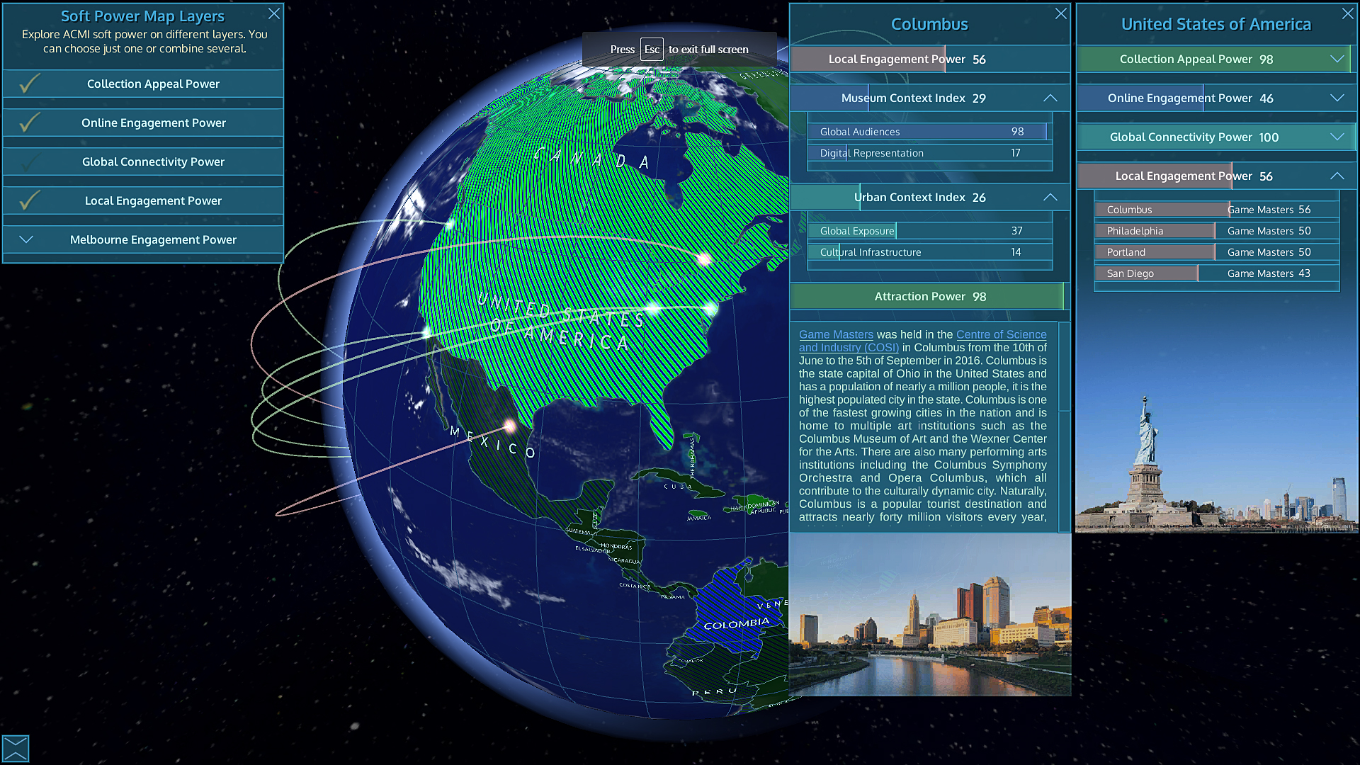 Turning Geo Spatial Museum Data Into A Soft Power Evaluation Tool American Alliance Of Museums
