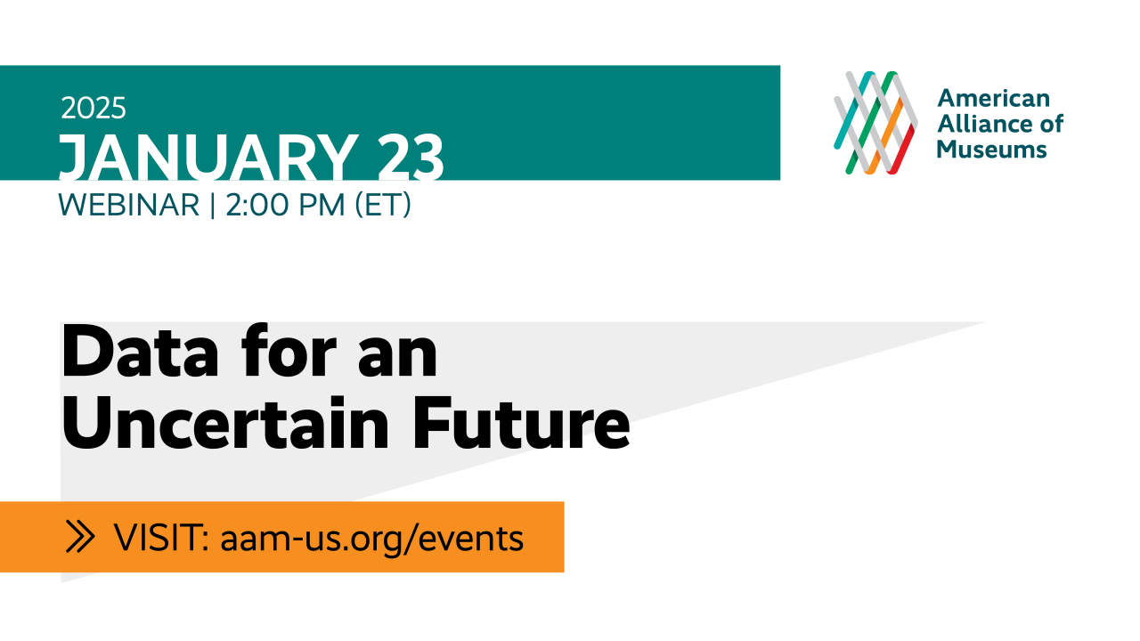 January 23, 2025 1pm ET webinar: Data for an Uncertain Future