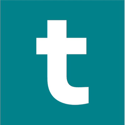 logo of a lowercase T